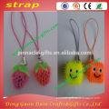 Mobile phone decorations pvc mobile phone strap